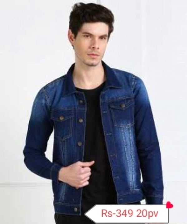 Sparkey Denim Jacket  - Navy Blue, M L