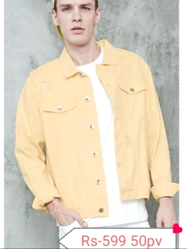 Cinimax Denim Jacket  - Yellow, M