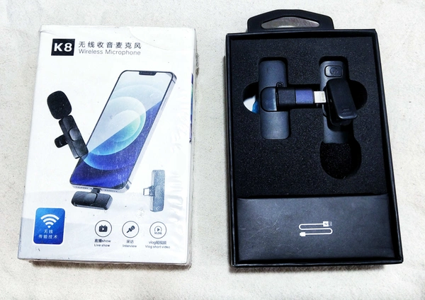 K8 wireless mic - Black