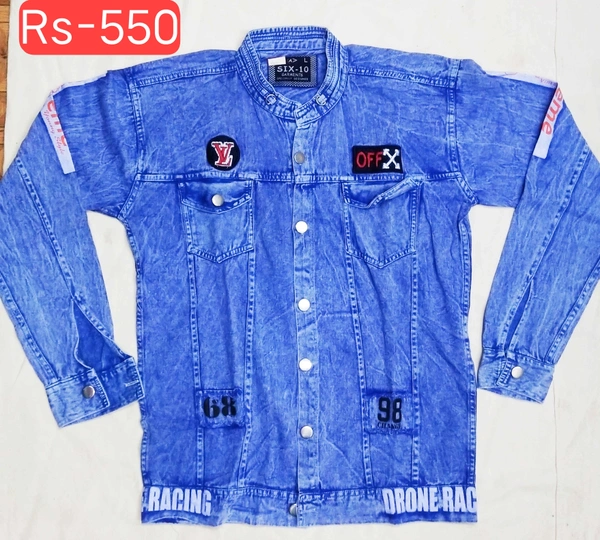 Shooter Denim Jacket Rs-400 2p - Black, M L