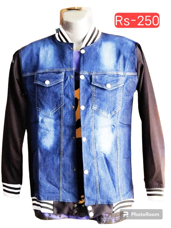 Locomotive  Denim Jacket  - Black, M