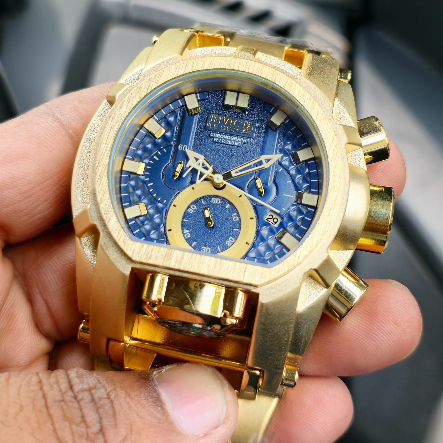 Invicta Mens 26079 Pro Diver Quartz Chronograph Gold India | Ubuy