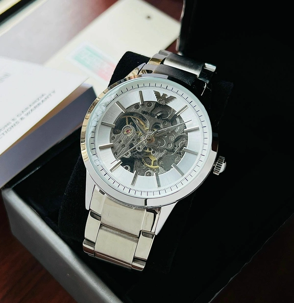 EMPORIO ARMANI (MECCANICO SILVER)