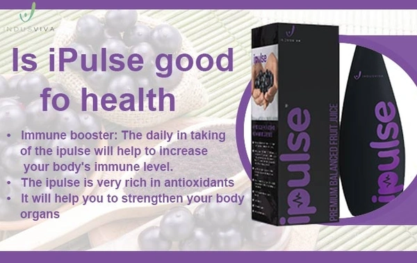 Indusviva Indus viva I Pulse Juice |  Indusviva I Pulse Premium Balanced Fruits & Acai Berry Juice - 1 Litre - 1 L, 12 Months