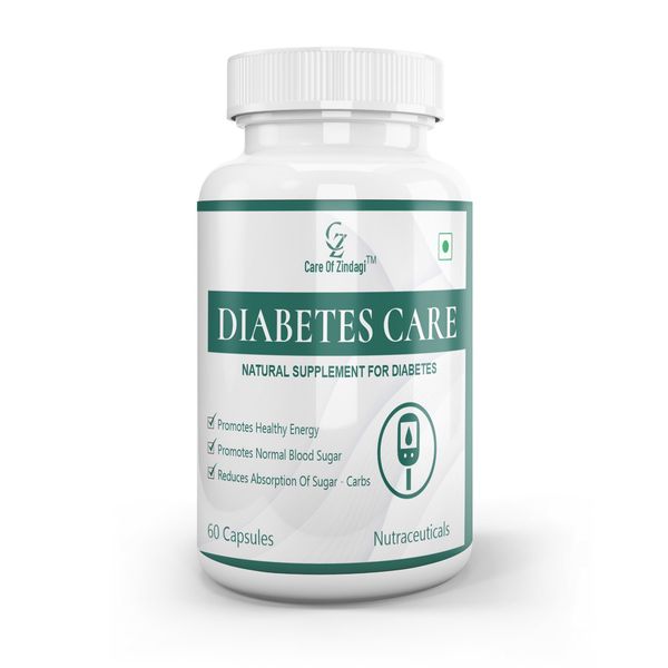 Care Of Zindagi Diabetes Care Capsules For Control Sugar - 60 Capsule - 24, 60 Capsules, Dec-2023
