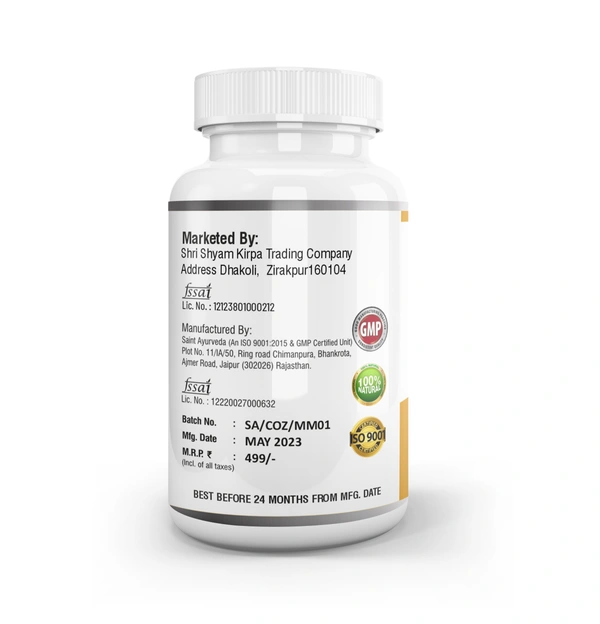Care Of Zindagi Multivitamins Multiminerals Capsules For Bones , Immunity & Strength - 60 Capsules  - 60 capsules, 24 Months