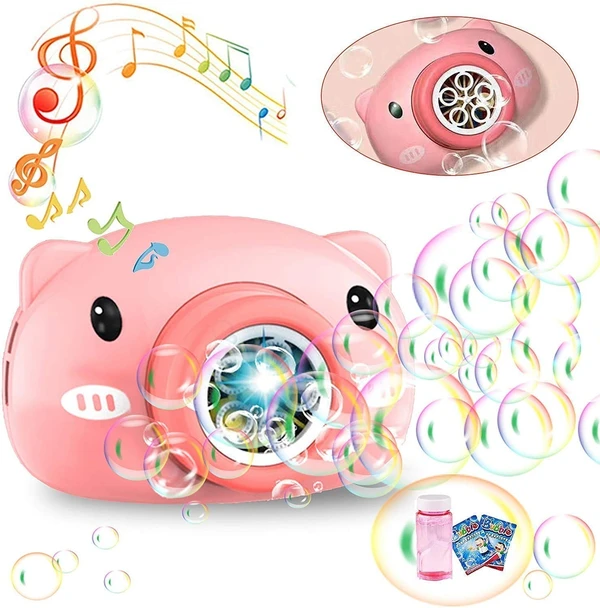 CZ Bubble Camera Toys, Camera Bubble Blower for Kids Toddlers with Bubble Solution and Music Sounds for Parties, Wedding, Outdoor (Assorted)