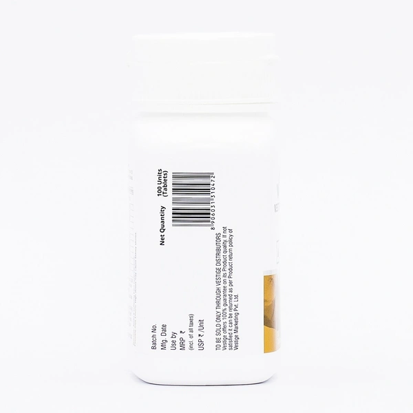 Vestige Calcium Tablets for Bones & Joints Health - 100 Tablet | Health Supplement - 100 Tablets