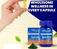 Elements On & On Spirulina Gold Capsules Natural Immunity Booster - 60 Caps | Nutrient Rich Botanical Super Food for Boost Immunity | Nutraceuticals  - 60 Capsules, 24 Months