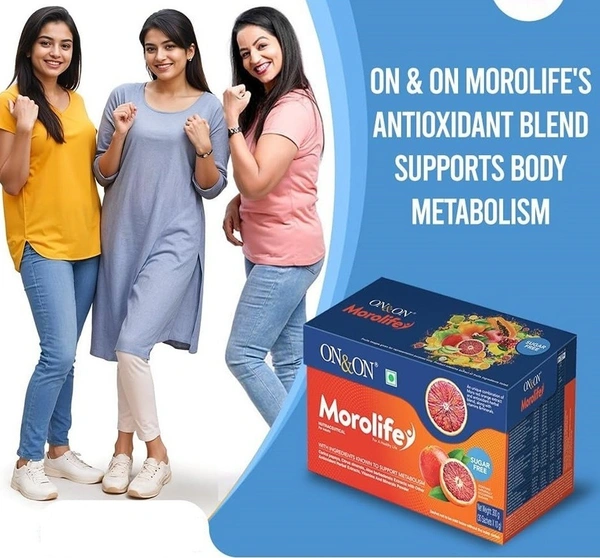 Elements On & On Morolife Nutraceuticals for Weight Management - 30 Sachets - 30 Sachets, 24 Months