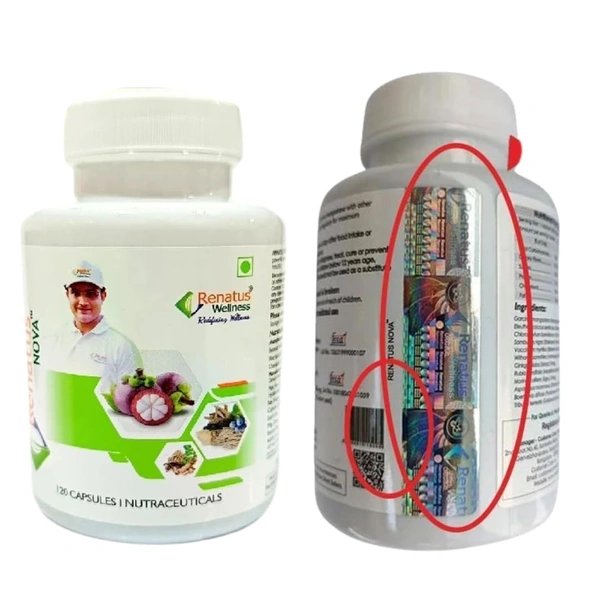 Renatus Wellness ORIGINAL Renatus Nova Capsules | Nutraceuticals Supplement| 120 Capsule - 120 Capsules, 24 Months