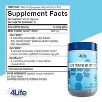 4Life Transfer Factor Tri-Factor Formula - Advanced Immune Support with Cow Colostrum & Chicken Egg Yolk - 60 Capsules - 60 Capsules, 24 Months