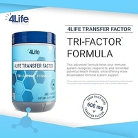 4Life Transfer Factor Tri-Factor Formula - Advanced Immune Support with Cow Colostrum & Chicken Egg Yolk - 60 Capsules - 60 Capsules, 24 Months