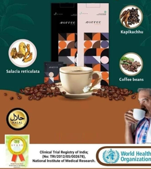 Indusviva Indus Viva I Coffee Black | Indusviva Coffee For Control Sugar & Overweight Management - 500 Gm - 10 gm X 50 Sachet, 12 Months