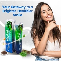 Elements On & On Herbal Toothpaste for strong Gums & Teeth - 150gm with Herbal Extracts - 2 X 150 gm, 24 Months