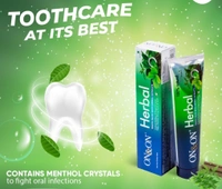 Elements On & On Herbal Toothpaste for strong Gums & Teeth - 150gm with Herbal Extracts - 2 X 150 gm, 24 Months