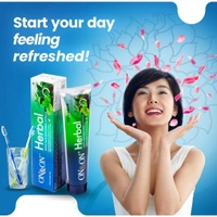 Elements On & On Herbal Toothpaste for strong Gums & Teeth - 150gm with Herbal Extracts - 2 X 150 gm, 24 Months