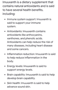 Renatus Wellness ImuuXanth Anti - Oxidant  | NanoXanthone Based Nutraceutical - 30 Pcs, 24 Months