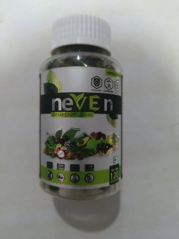 NeuOne Neven Capsules | Natural Dietary Supplement, Immunity and Metabolism Support for Overall Health Benefits - 120 Capsules - 120 Capsules