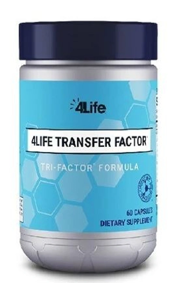 4Life Transfer Factor Tri-Factor Formula - Advanced Immune Support with Cow Colostrum & Chicken Egg Yolk - 60 Capsules - 60 Capsules, 24 Months