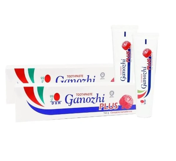 DXN Ganozhi Plus toothpaste - contains ganoderma - 150Gm ( Pack of 2 )  - 150 gm X 2, 24 Months
