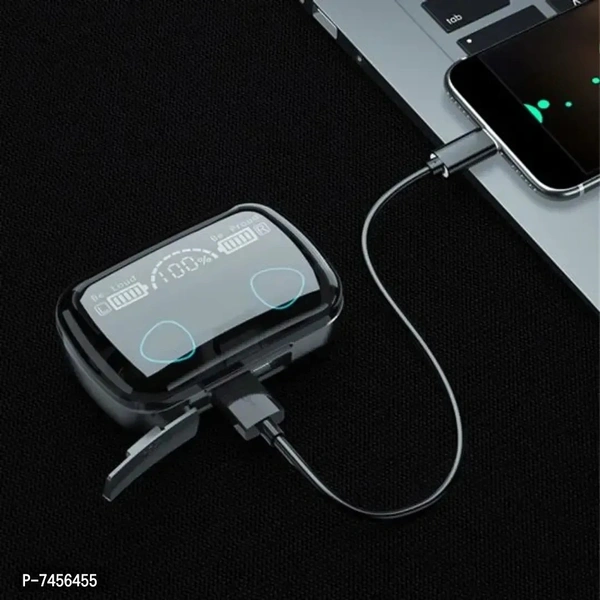 M10 TWS Bluetooth 5.1 Earphones Charging Box Wirless Earbuds Waterproof With Microphones Bluetooth  - Black, FREE DELIVERY