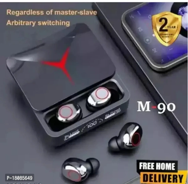 TWS M90 WIRLESS BLUETOOTH EARBUDS - Black, FREE   DELIVERY
