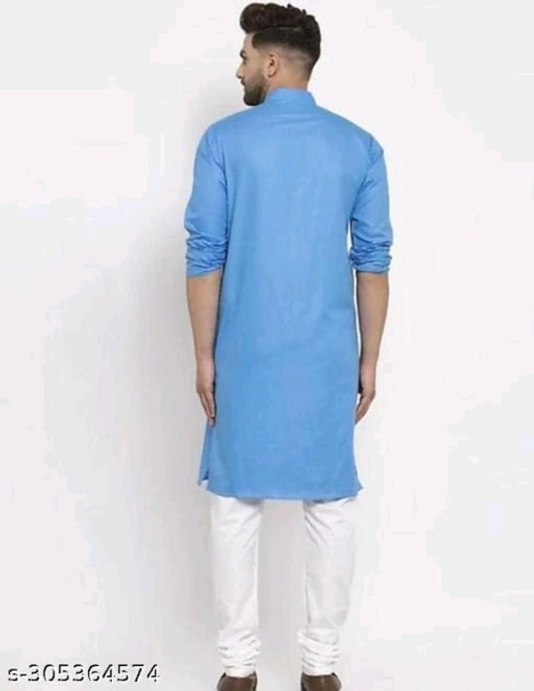 Fashionable Men Kurta - S, Blue, FREE DELIVERY