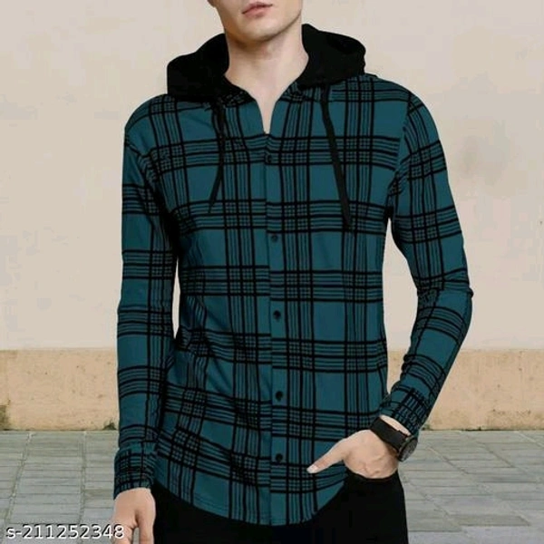 Printed Shirt - XXL, Green, FREE DELIVERY