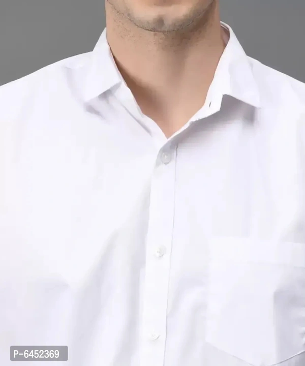 Trendy Stylish Cotton Long Sleeves Casual Shirt - XL, White, FREE DELIVERY