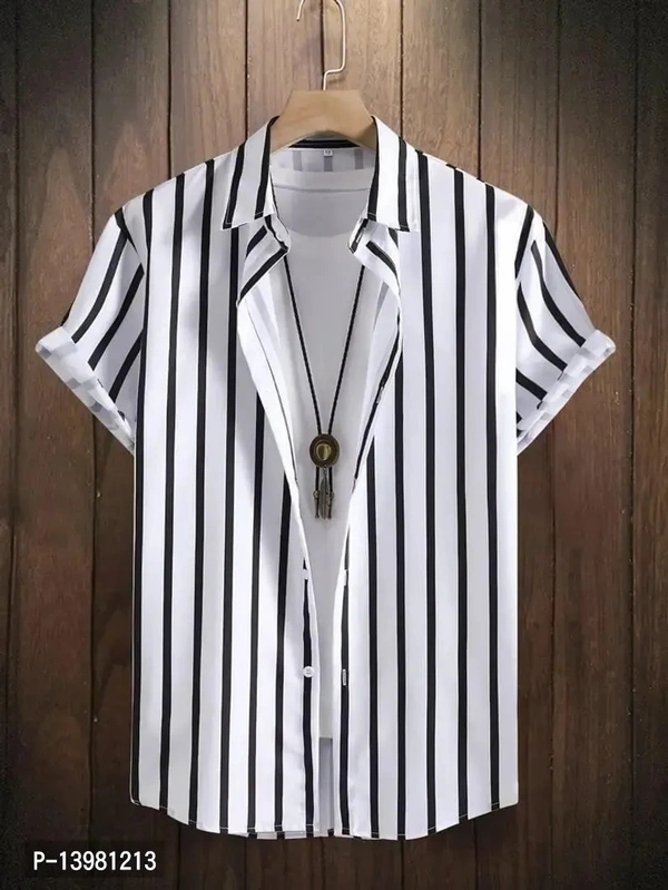 Looks Avira Men Casual Shirt - L, Multi, FREE DELIVERY