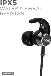 Boat Rocker 235v2 Bletooth Wireless in Ear Earphones with Upto 20 Hours Playback ASAP Charge Wirless Neckband  - Black, FREE DELIVERY