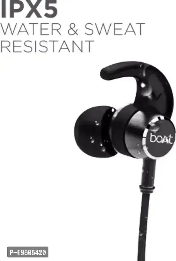 Boat Rocker 235v2 Bletooth Wireless in Ear Earphones with Upto 20 Hours Playback ASAP Charge Wirless Neckband  - Black, FREE DELIVERY