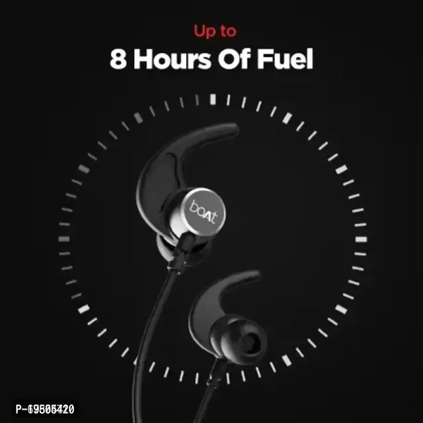 Boat Rocker 235v2 Bletooth Wireless in Ear Earphones with Upto 20 Hours Playback ASAP Charge Wirless Neckband  - Black, FREE DELIVERY