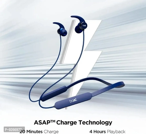 Classy Wireless Bluetooth Neckband - Navy Blue, FREE DELIVERY