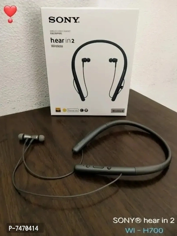Hear in 2 Wirless Bluetooth Headset With Mic and Control Button - Grey, FREE DELIVERY
