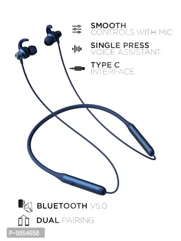 Boat Rockerz Wirless Neckband Up to 30 H Playback - Multicoloured, FREE DELIVERY