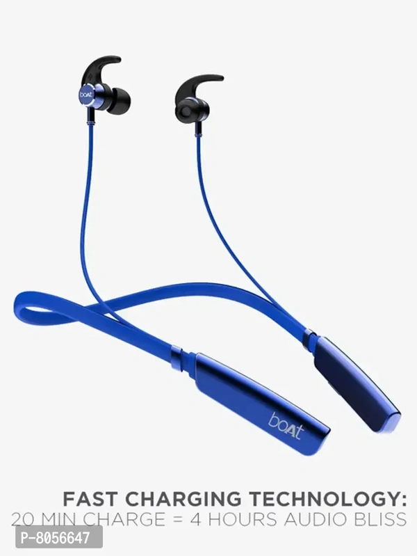 Boat Rockerz  235V2  Bluetooth Neckband - Blue, FREE DELIVERY