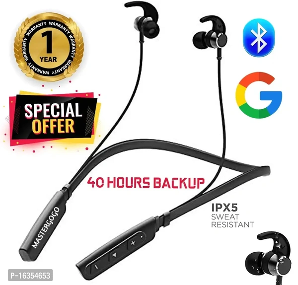 Wireless  Neckband  - Black, FREE DELIVERY