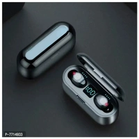 Best Quality TWS F9 IN-Ear Headphones  - Black, FREE DELIVERY