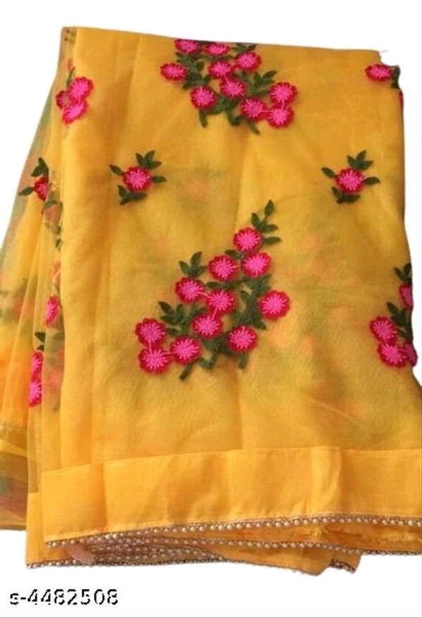 Saree - FREE, Yellow, FREE DELIVERY