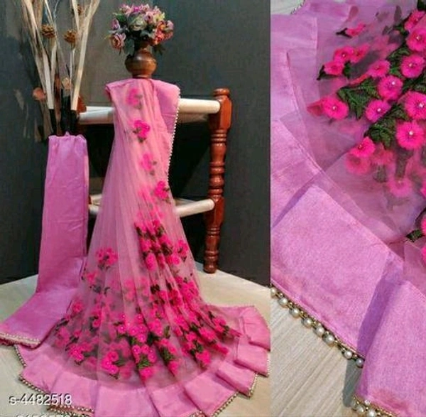 Saree net Pink - FREE, Pink, FREE DELIVERY