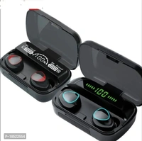 M10 /M19 TWS True Wirless Earbuds Digital Display Charging Case - FREE, Black, FREE DELIVERY