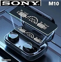 M10 /M19 TWS True Wirless Earbuds Digital Display Charging Case - FREE, Black, FREE DELIVERY