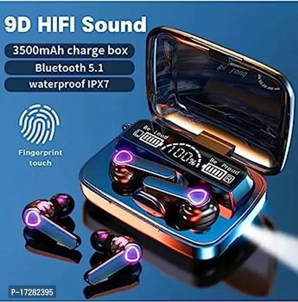 M19 Earbuds Tws Headset  Bluetooth  - Black, FREE DELIVERY