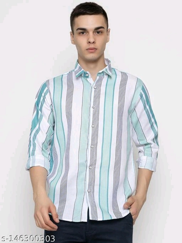 Fashionable Men Cotton Casual Shirt - XL, FREE DELIVERY