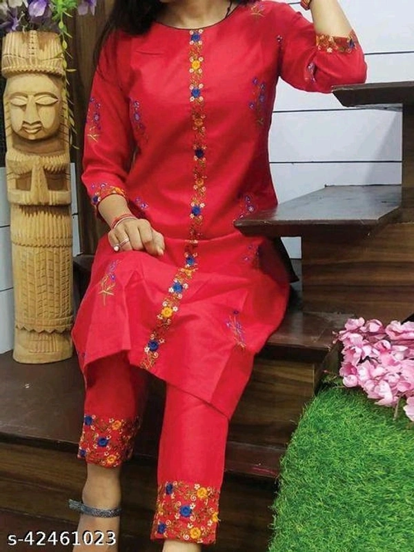 Trendy Graceful Women Kurta Sets  - L, FREE DELIVERY
