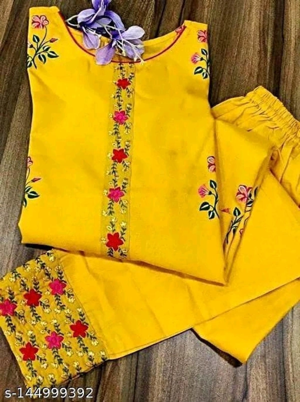 Banita Ensemble Kurtis - XXXL, Yellow, FREE DELIVERY