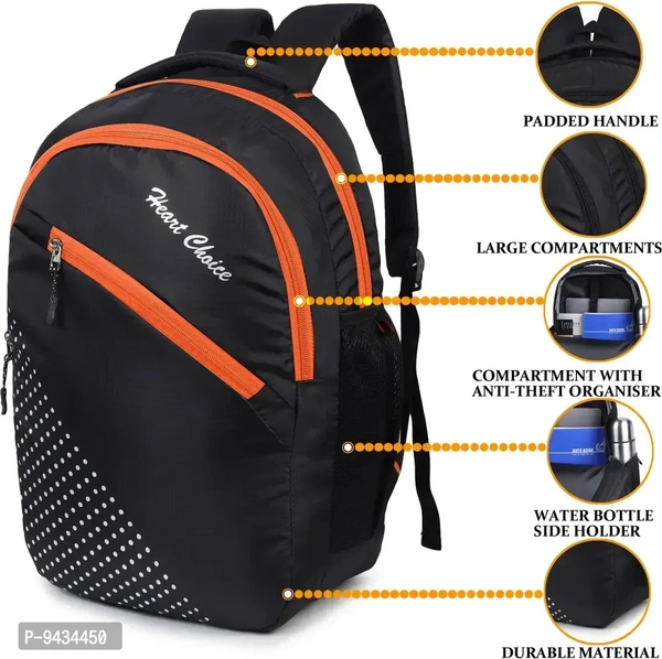 Stylish College School and Laptop BAGS - Black, FREE DELIVERY