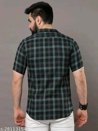 CAZZBA Men Checkered Casual Grey Shirt - XL, FREE DELIVERY